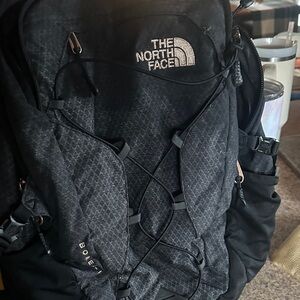 The North Face Black/Bronze Men's Backpack with Front Bungee